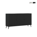 Moderne skænk med 3 låger 153x88x49cm Danielle Kampagne