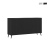 Moderne skænk med 3 låger 153x88x49cm Danielle Kampagne