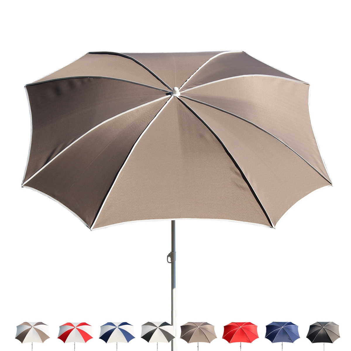 UV 50+ Vindbestandig Parasol til Strand, Have, Hav og Pool Malta Valgfri UV 50+ Vindbestandig Parasol til Strand, Have, Hav og Pool Malta Valgfri