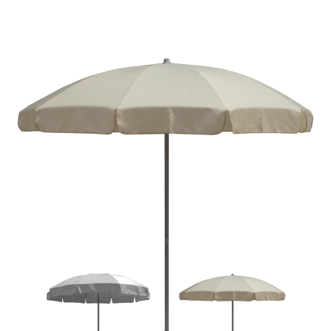 Udendørs parasol til have, terrasse og altan Ø240 cm Novara 114 Kampagne