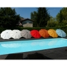 Moderne haveparasol Ø200cm til udendørs terrasse Border 