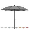 Moderne haveparasol Ø200cm til udendørs terrasse Border Mængderabat