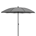 Moderne haveparasol Ø200cm til udendørs terrasse Border 