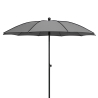 Moderne haveparasol Ø200cm til udendørs terrasse Border 