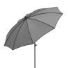 Moderne haveparasol Ø200cm til udendørs terrasse Border 