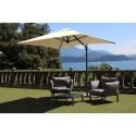 Kvadratisk sideparasol 250x250 til haven UV50+ beskyttelse Trend 