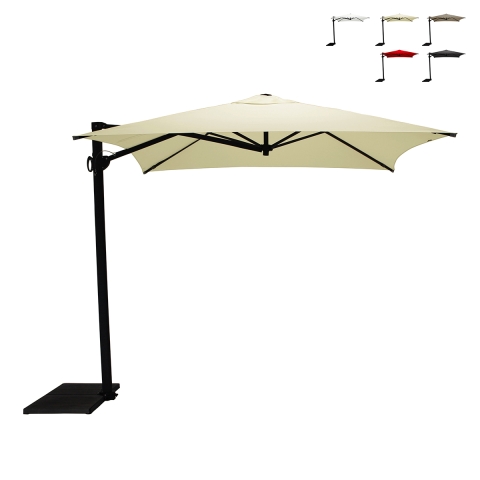 Kvadratisk sideparasol 250x250 til haven UV50+ beskyttelse Trend Kampagne
