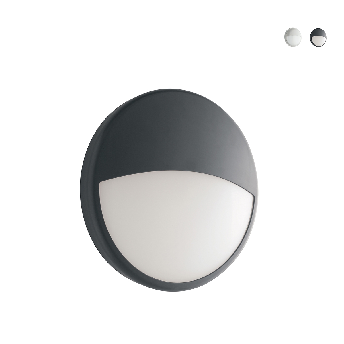 Rund LED udendørs loftlampe 22cm Ever Kampagne