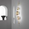 Moderne væglampe med LED-lys, 3 aluminiumscirkler Idol Tilbud