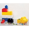 Sæt med 4 opbevaringsbokse i hvid, blå, rød og gul LEGO Storage Brick Multi Pack Tilbud