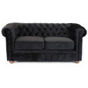 Chesterfield 2 personer design sofa velvet stof forskellige farver Omkostninger