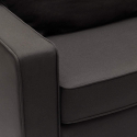 Rubino 2-person sofa polstret stofbetræk med armlæn til stue og værelse 