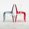 Cristal Light Grand Soleil stabelbar gennemsigtig spisebord stol plast Omkostninger