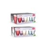 Sæt med 6 farverige vandglas 330 ml i glas Color Valgfri