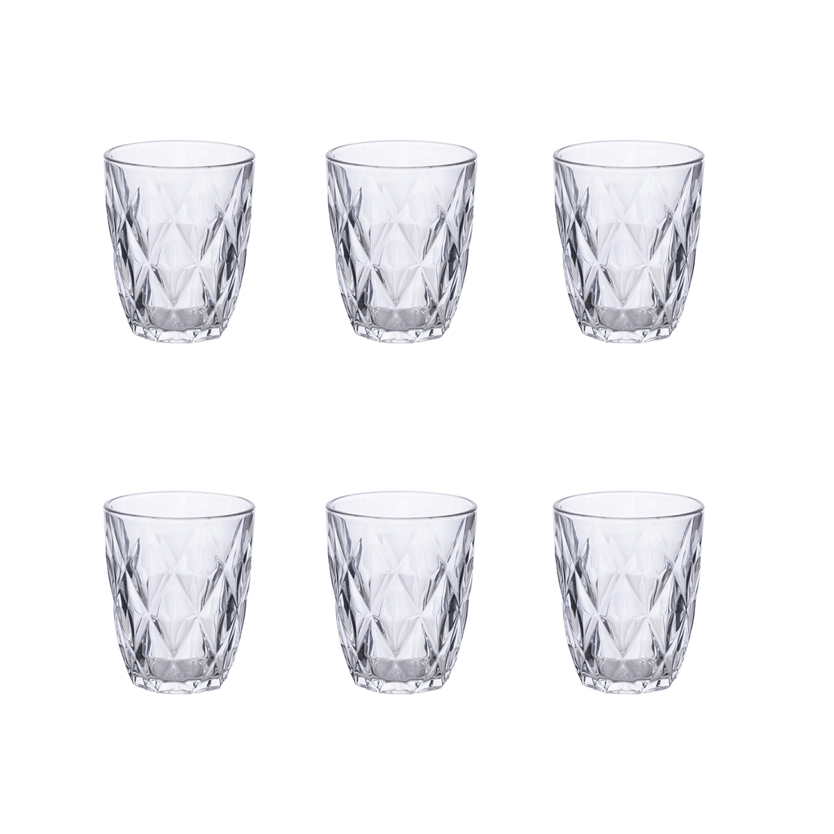 Sæt med 6 vandglas 340 ml i klart glas Celine Kampagne Sæt med 6 vandglas 340 ml i klart glas Celine Kampagne