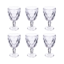Sæt med 6 Elizabeth glas 340 ml i klart glas Kampagne