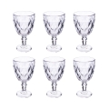 Sæt med 6 Elizabeth glas 340 ml i klart glas Kampagne