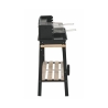 Kulgrill med hjul og justerbar rist 48x28cm Noxor Tilbud
