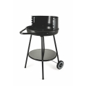 Pipra rund kulgrill med justerbar rist Ø 48 cm og hjul Udsalg