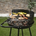 Pipra rund kulgrill med justerbar rist Ø 48 cm og hjul Tilbud
