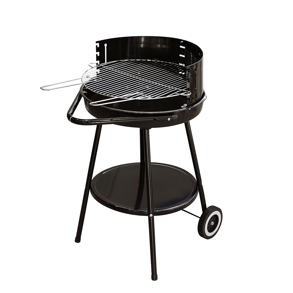 Pipra rund kulgrill med justerbar rist Ø 48 cm og hjul Kampagne Pipra rund kulgrill med justerbar rist Ø 48 cm og hjul Kampagne