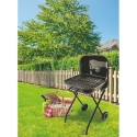 Kulgrill med hjul og låg 49x83x47cm Toska Tilbud