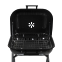 Kulgrill med hjul og låg 49x83x47cm Toska Rabatter