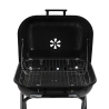 Kulgrill med hjul og låg 49x83x47cm Toska Rabatter