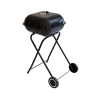 Kulgrill med hjul og låg 49x83x47cm Toska Udvalg