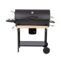 Kulgrill med låg, hjul og 2 træhylder Matambre Udvalg