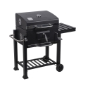 Grilla kulgrill med låg, justerbar rist og hjul Tilbud