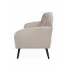 2-personers sofa i vintage velourstof mokkafarvet Zelto Udvalg