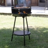 Kulgrill med justerbar rund grillrist Ø 38 cm Grato Tilbud