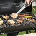 Kulgrill med låg, hjul og 2 træhylder Matambre Model