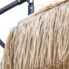 Hængende haveparasol 3m raffia-effekt Kiso Plus På Tilbud