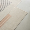 Udendørs rektangulært tæppe beige orange 160x230cm Bizzotto Kino Udsalg