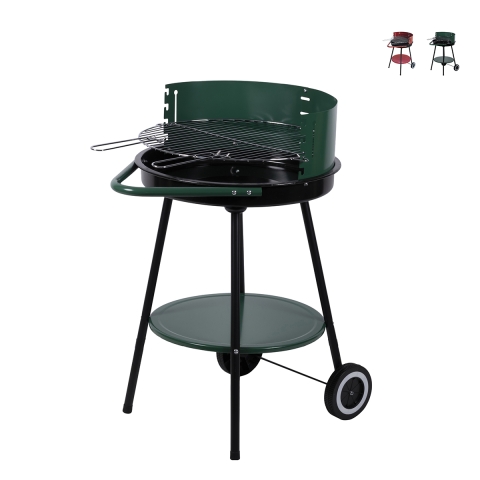 Kivra kulgrill med hjul og justerbar rund rist Ø 48 cm Kampagne
