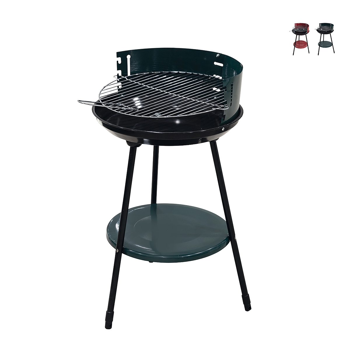 Zafro rund kulgrill Ø 42cm med justerbar højde Kampagne Zafro rund kulgrill Ø 42cm med justerbar højde Kampagne