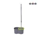 Rotationsmop med rund klud og spand 16l Super Mop Køb