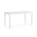 Moderne rektangulært udendørsbord 130x68cm i aluminium Bizzotto Hilde Rabatter