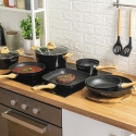 Sæt med 10 non-stick aluminiumsgryder Fuji På Tilbud