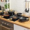 Sæt med 10 non-stick aluminiumsgryder Fuji På Tilbud
