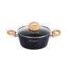 Sæt med 10 non-stick aluminiumsgryder Fuji Udvalg