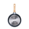 Sæt med 2 sorte non-stick aluminiumpander med træhåndtag Fuji Udsalg