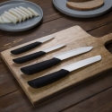 Sæt med 4 keramiske knive med soft touch-håndtag Kivis På Tilbud