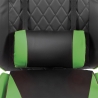Jovix justerbar drejelig gamingstol med dobbelt pude og recliner Model