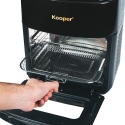 Airfryer 15L med 4 programmer, touchskærm og tilbehør Zapa Tilbud