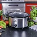 Elektrisk slow cooker rustfrit stål 3,5 L 200W Valentina På Tilbud