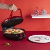 Pizza- og grillovn med dobbelt non-stick plade 1200W Mamy På Tilbud