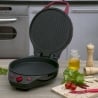 Pizza- og grillovn med dobbelt non-stick plade 1200W Mamy Tilbud